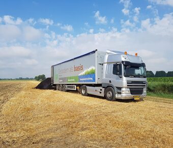 Walking Floor voor het vervoeren van VGR compost of houtsnippers